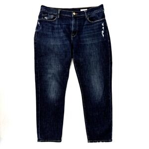 FRAME Le Garcon Crop Covant Dark Wash‎ Jeans Womens Size 34
